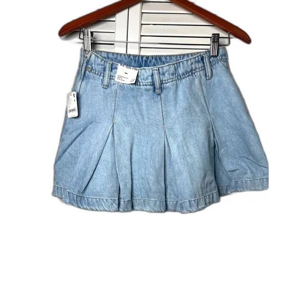 Free People We The Free Madison Ave Pleated Mini Skirt New with tags! Size 28 - Image 6