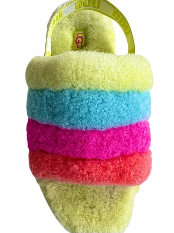 EUC UGG Fluff Yeah Multicolor
Slide Slipper Sandals Size 8.5 - Image 2