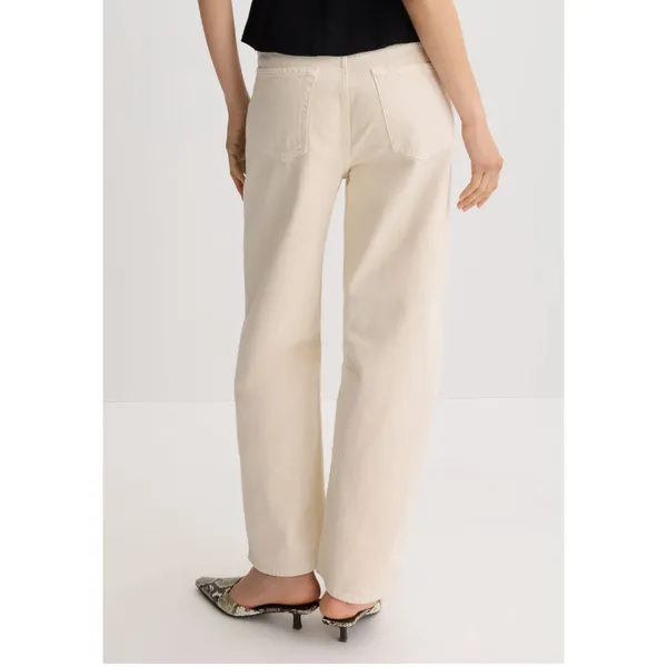 Citizens of Humanity White Micro Barrel Jeans Size 32 High Rise Baggy Rigid $248 - Image 3