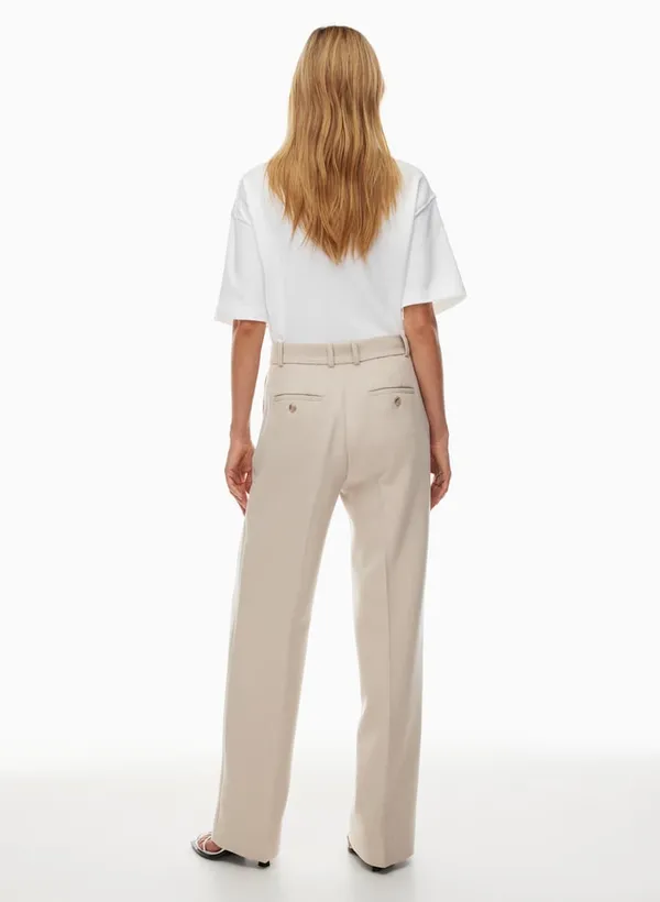 Aritzia Babaton Agency Pant Blk Strp Mt Pearl/Wht - Image 2