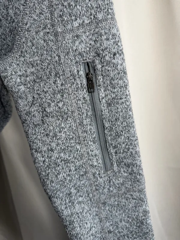 Patagonia Better Sweater Gray Fleece Quarter‎ Zip Pullover XS - Image 5