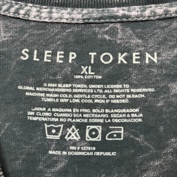 Sleep Token Take Me Back to Eden Rock Band Mineral Wash T-Shirt Extra Large - Image 4