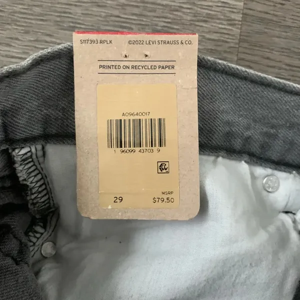Levi's Low Pro Women's Jeans - Size 29‎ - Light Grey - NWT - Image 12