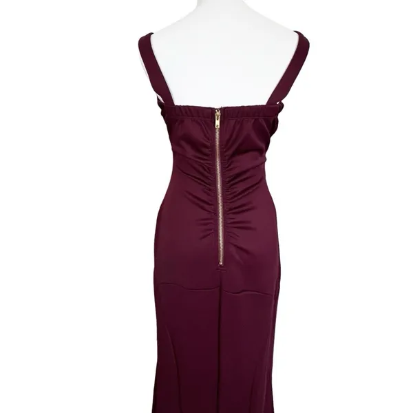 Emerald‎ Sunday Sleeveless Evening Brides Maid Sleeveless Long Dress MEDIUM Slit - Image 3