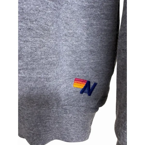 Aviator Nation Logo Stitch Sweatshirt Heather Gray Size Medium‎ - Image 7