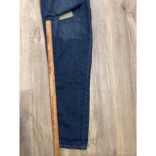 Everlane The Summer Jean High Rise Straight Distressed Organic Blue 30 Regular - Image 8