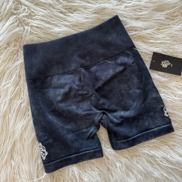 Darc Sport Seamless Everson Training Shorts Black Mineral Wash Small - Image 3