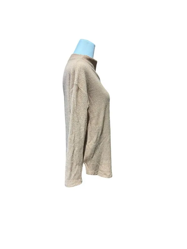 Old Navy Beige Sweater Small - Image 2