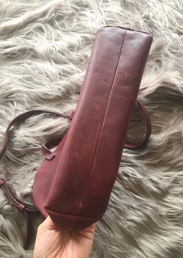 Madewell The Transport Tote Leather Purse Satchel - Image 5