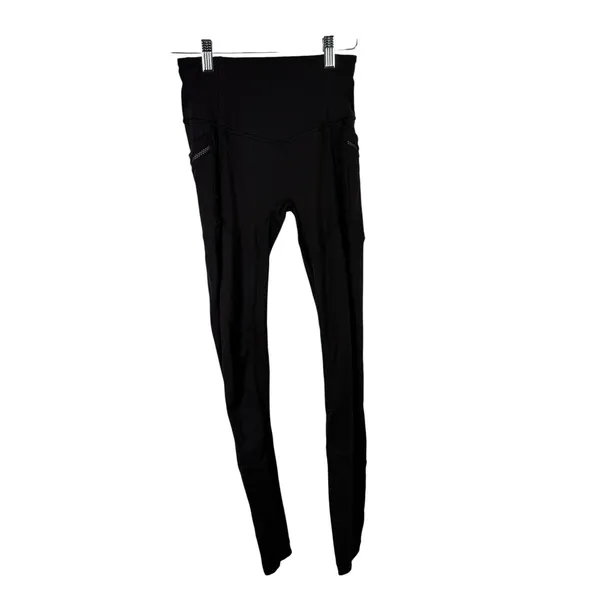 Lululemon Speed Up Tight Leggings Black High Rise Mesh Pockets 28" Gym Womens 4 - Image 2