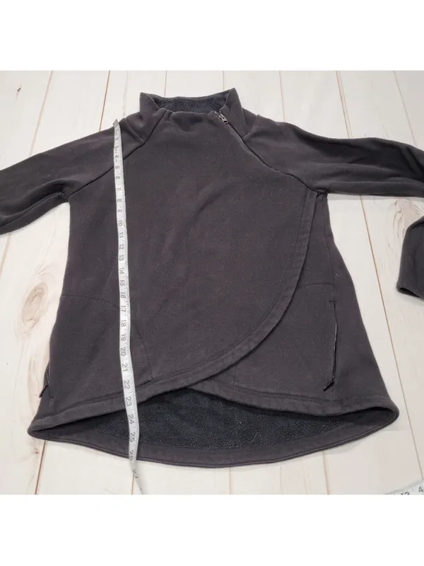 Athleta cozy Karma Asym black pullover - Image 3
