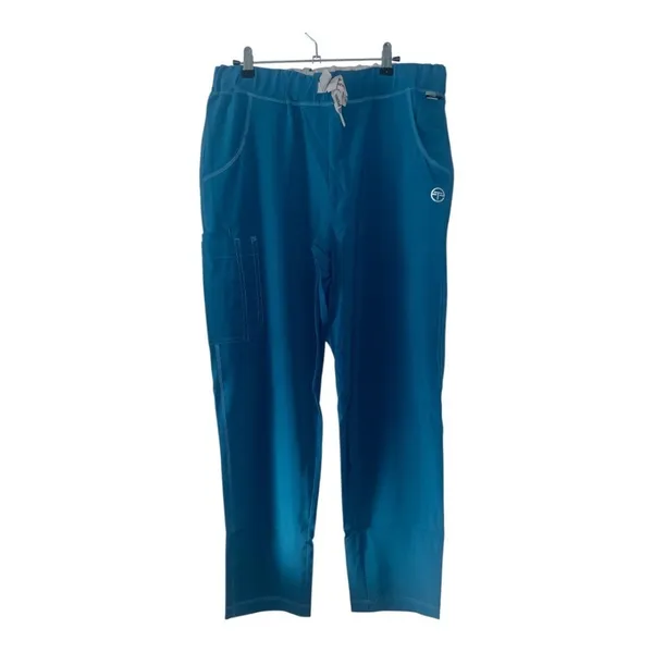 Essential Threads Womens Caribbean Blue Scrub‎ Set, Large - Image 6