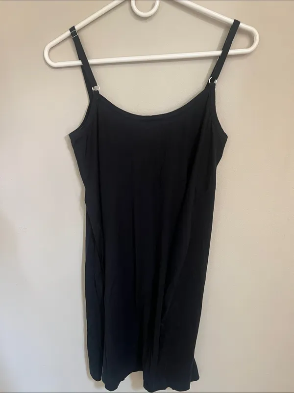Hanro Juliet Babydoll Black Chemise EUC - Image 5