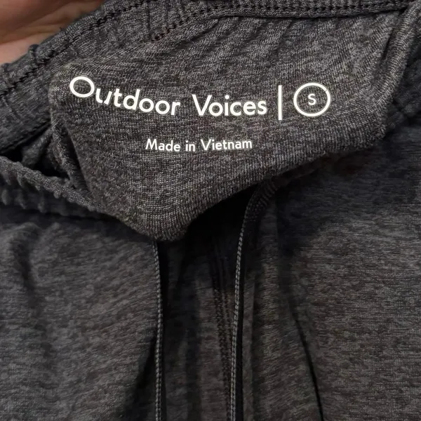 Outdoor Voices Charcoal Grey Cloud Knit Sweatpants Size Small - Image 3