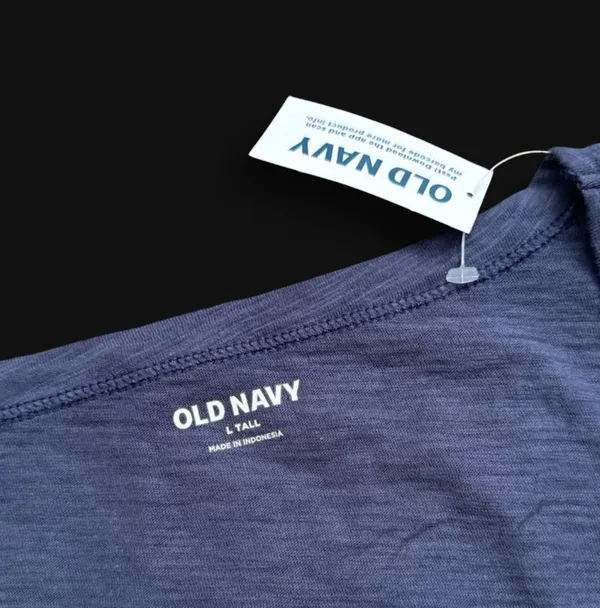 Old Navy Dark Blue Scoop Neck Tank Top - Image 8