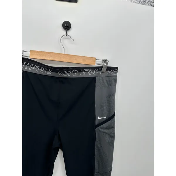Nike Pro Dr-fit‎ Black Compression Ankle Pants Leggings Womens Sz XL Running Gym - Image 6