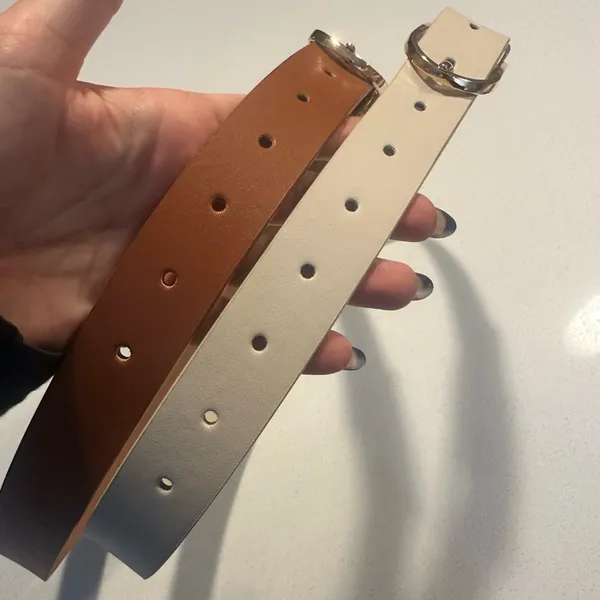 Brown and Cream Belt Set - Image 2