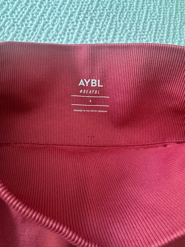 AYBL Red Biker Shorts - Image 4