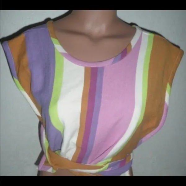 Free People Beach Candid Halter Top. Size Medium - Image 3