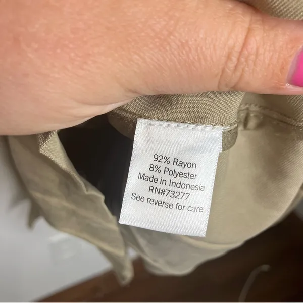 Nine West utility wrap dress new with tags women’s size large business‎ casual - Image 7