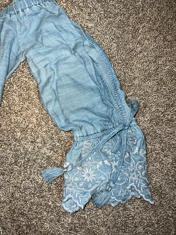 American Eagle Denim Blue Romper - Image 2