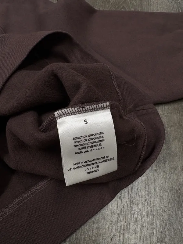 Essentials Fear of God Plum Hoodie Small - Image 5