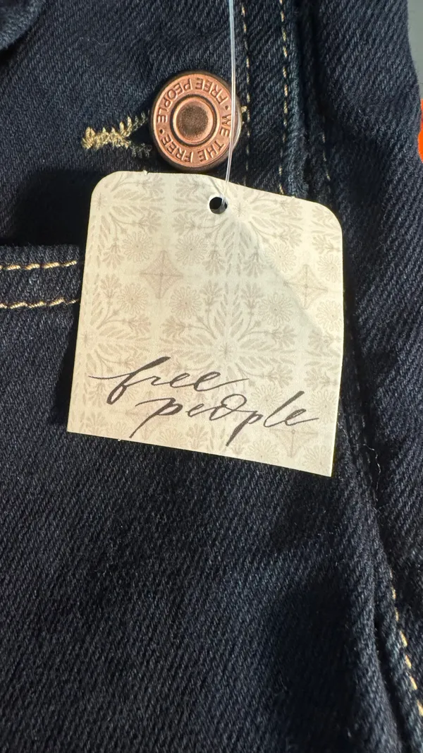 Free People WE THE FREE ZIGGY DENIM OVERALLS - Image 8