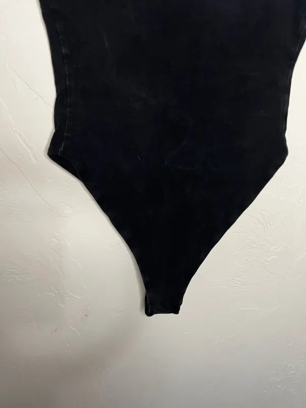 Tiger Mist Black‎ Square Neck Thong Bodysuit - Image 8