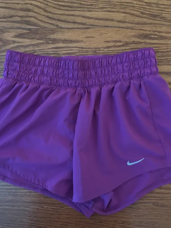 Nike Women's One Dri-FIT Mid Rise 3" Purple Running Shorts Size XS Activewear - Image 2