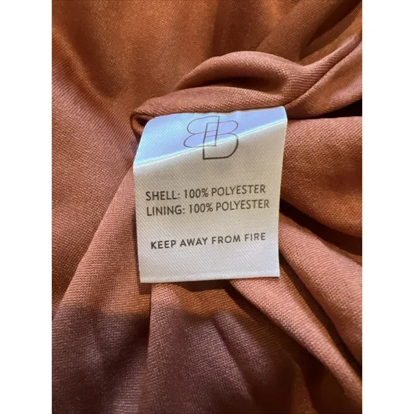 Baltic Born Katya Faux Wrap Rust Brown Maxi Gown Bridesmaid Missing Belt - Image 6