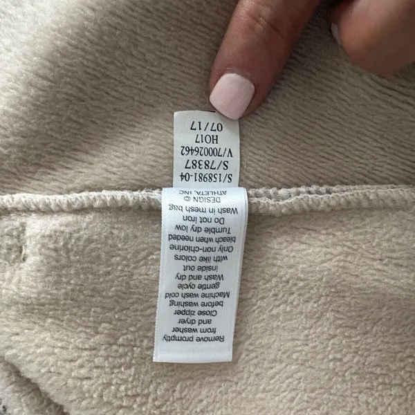 Athleta Cozy Karma Asymmetrical Zip Pullover Small - Image 11