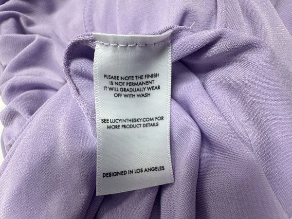 Lucy in the Sky- Rhinestone Strap Maxi Dress in Lilac -Size S- NEW Without Tags. - Image 13