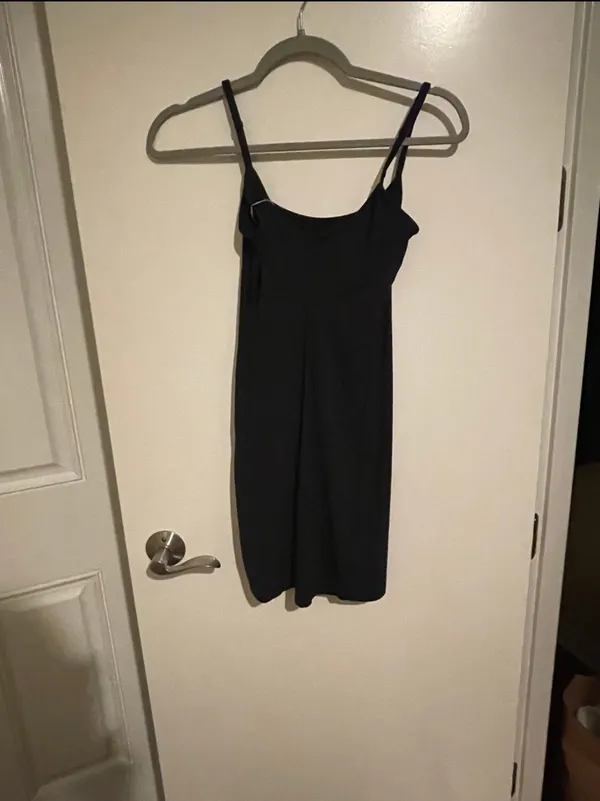 SKIMS NWT Fits Everybody Slip Dress S Onyx - Image 3