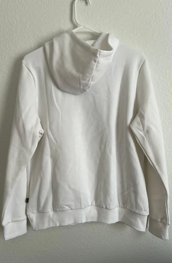 White Workout Hoodie - Image 3