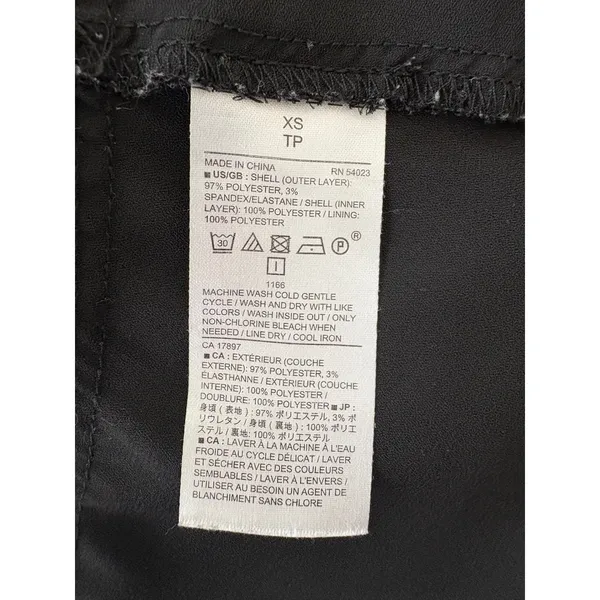Banana Republic Black V-Neck Double Layer Tank Top Sleeveless XS/S Relaxed Fit - Image 6
