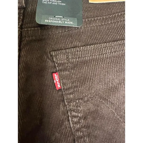 Levi's vintage-inspired button-fly Wedgie Straight corduroy pants Size 28x28 - Image 9