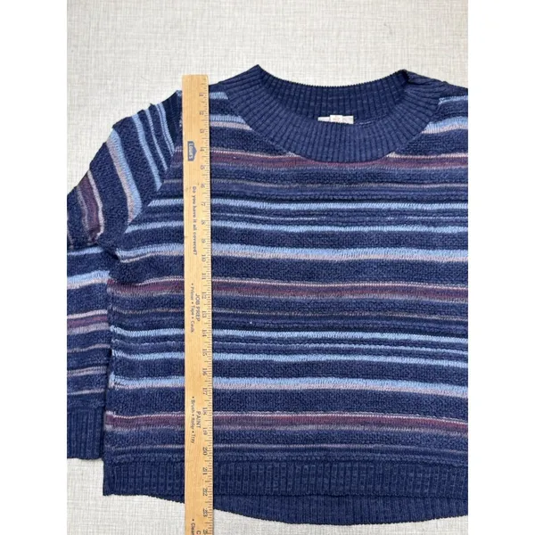 Dress Barn XL‎ Womens Sweater Acrylic Dweater Pull Over NEW Blue Stripe - Image 7