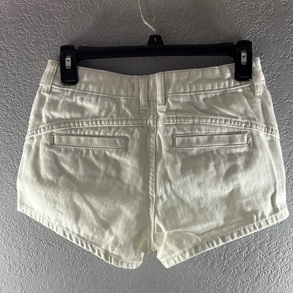 Free People Sweet Surrender White Jean Shorts - Image 8