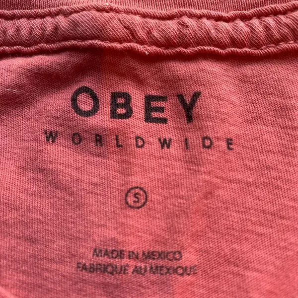 Obey Worldwide Tee Shirt Top - Image 2