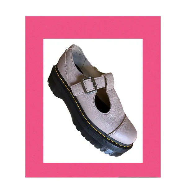 Dr. Martens Womens Size 9 Bethan Mary Jane Platform Pink Cream Unisex Mens 8 - Image 11