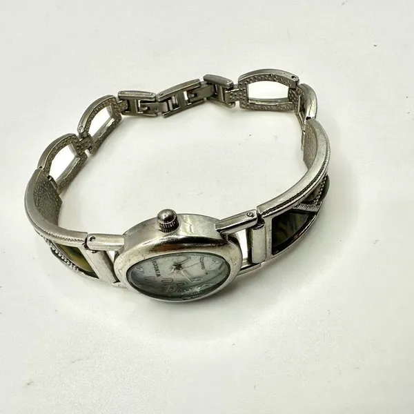 Wincci abalone silver tone watch - Image 10
