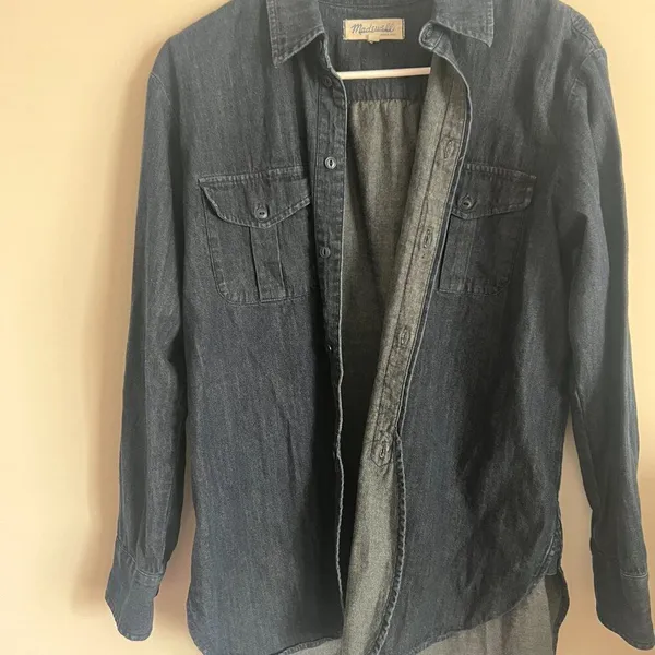 Madewell small denim‎ button down - Image 4