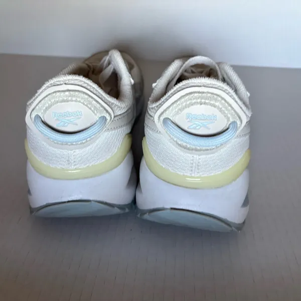 Reebok White and Light Gray Athletic Shoes - Image 4