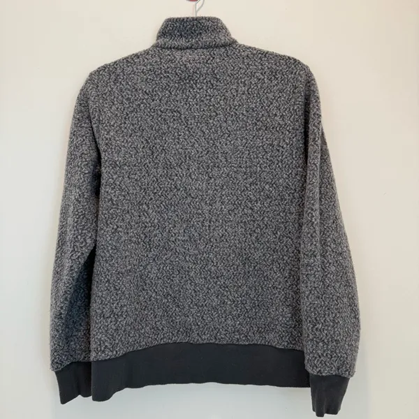 PATAGONIA W's Woolyester Fleece Pullover Women M Gray 1/4 Zip Outdoor Casual - Image 6