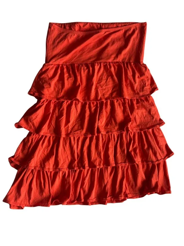 Old Navy Women's Strapless Ruffled Layers Tiered Dress - Image 2