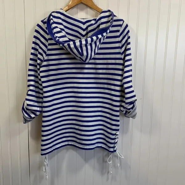 Marc New York performance striped hooded sweatshirt - Image 3