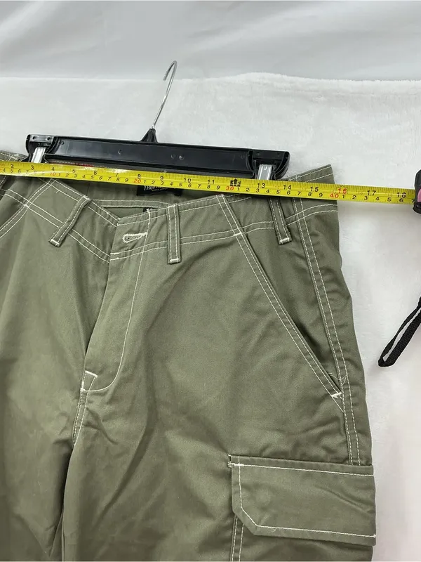 NWT True Religion Olive Wide-Leg Cargo Pants 1199 - Image 3