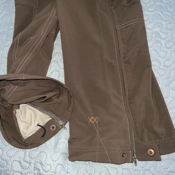 Mountain Hardwear Convertible Corsica Pants Shorts Outdoor hiking brown cargo - Image 8