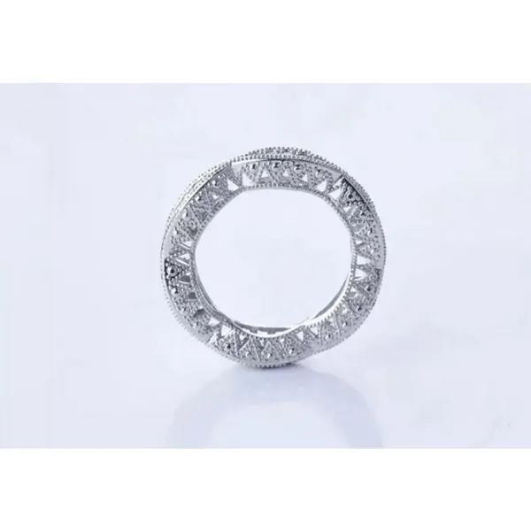 NEW 1 Ct Pretty Pave Simulated‎ Diamond Eternity Wedding Band Ring, Size 10 - Image 8