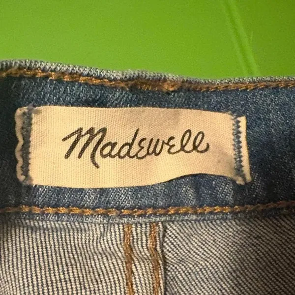Madewell The High-Rise Slim Boyjean Step-Hem Edition Jeans 24‎ Casual Distressed - Image 6